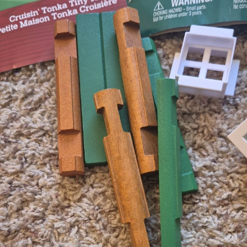 Creative Brown Building Blocks Set - Picture 4 of 5